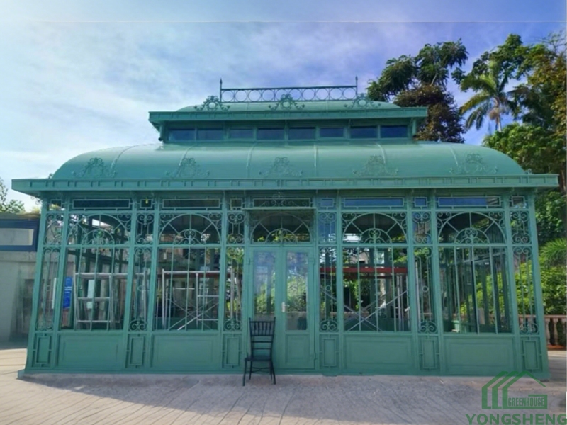 antique Victorian glass greenhouse conservatory for sale
